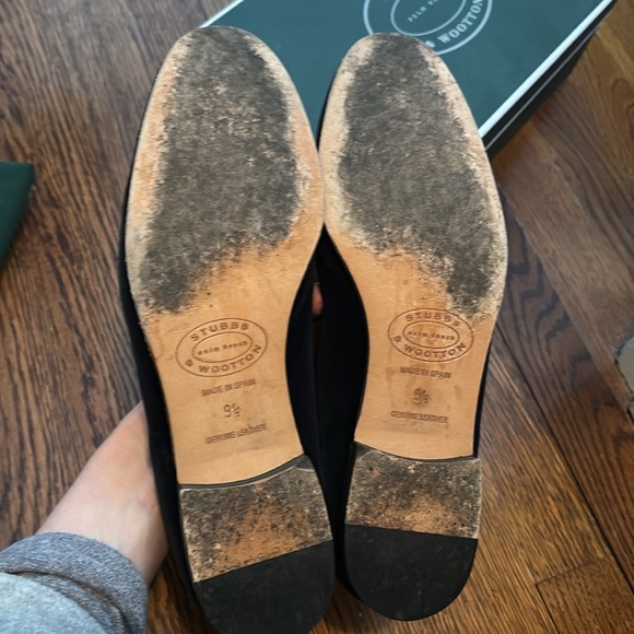 Stubbs & Wootton Velvet Loafers - Picture 2 of 5